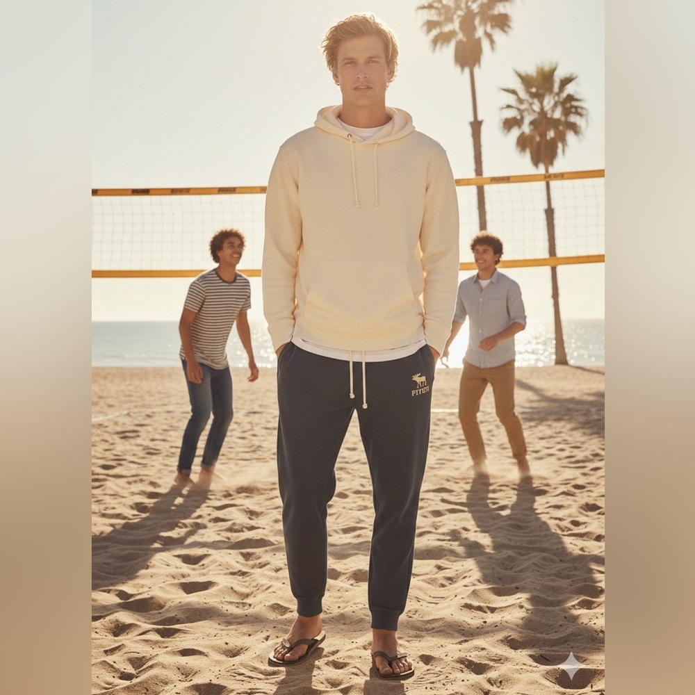Abercrombie & Fitch Men's Navy Blue Comfy‎ Cozy Athleisure Sweatpants Size XL